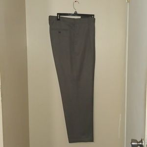 Men Saddlebred 36x30 Gray Dress Pants